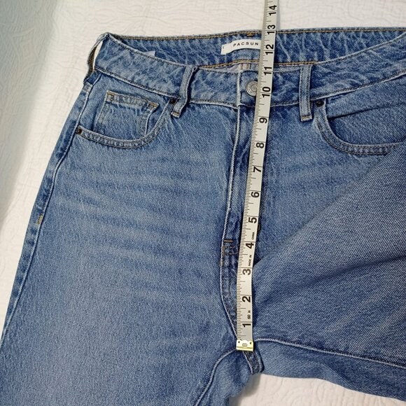 Pacsun Mom Jeans Size 27 Classic Fit Womens Medium Wash High-Waisted - Picture 12 of 12